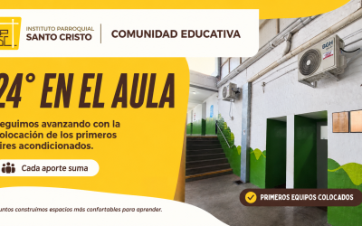 24° en el Aula: primeros aires instalados